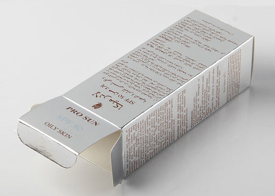 لاک الکل زدن به جعبه های بسته بندی چاپ 200GSM مواد کاغذی کاغذ برای محصولات آرایشی