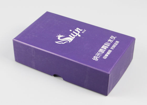 بسته بندی جواهرات زیبا نقره ای پرچم جعبه های کوچک چاپ کامل رنگ