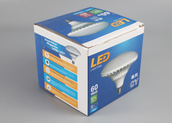 جعبه بسته بندی کاغذ مستطیل بازیافت جعبه بسته بندی جعبه اشعه ماوراء بنفش برای بسته بندی چراغ های LED