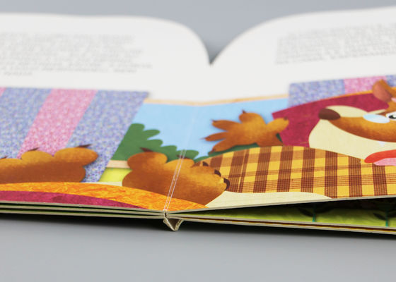 کتاب های کودکان کتاب مقوایی سازگار با محیط زیست با سطوح چاپ رنگ کامل