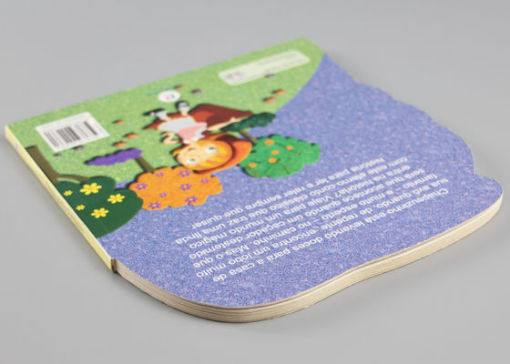 کتاب های کودکان کتاب مقوایی سازگار با محیط زیست با سطوح چاپ رنگ کامل