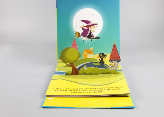 Childrenbinding Seamless Bonding Casebound Pop Up Books برای کودکان 6 ساله