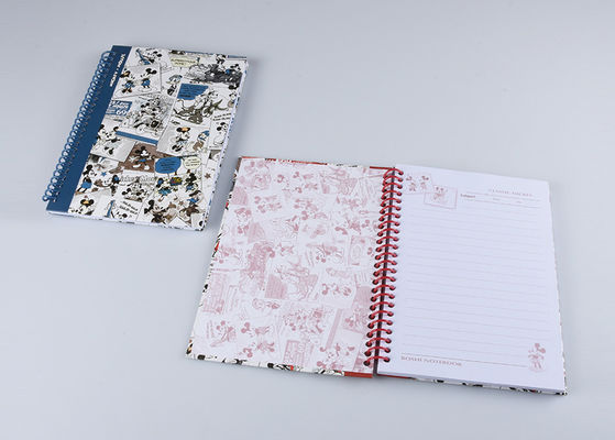 Spiral / Y - O Binding Hardcover Graph Notebook چاپ تمام رنگی و برش لیزری