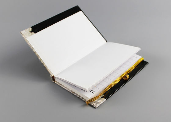 تسمه های الاستیک، A4 Hardcover Notebook، سیاه و طلای Hardback Journal Notebook