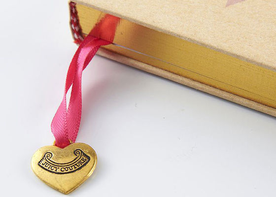گردنبند طلا لبه کرافت کارتن پوشش سخت نوت بوک کامل اتصال و آویز