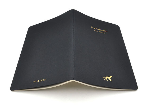 علامت طلایی Pringting Soft Cover Notebook سفارشی لوگو و چرخ خیاطی