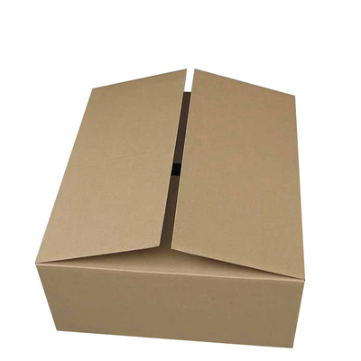 اندازه سفارشی جعبه کارتن راه راه کرافت سازگار با محیط زیست برای حمل کالا