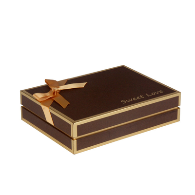 جعبه های بسته بندی هدیه شکلات FSC 4c چاپ جعبه کادویی کاغذی 157 گرمی