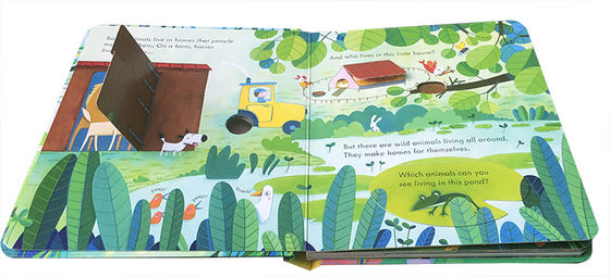 کتاب های کودکان فانتزی رنگ حرفه ای کتاب های کاغذی براق برای آموزش کودکان