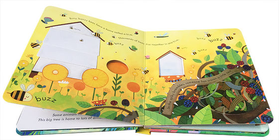 کتاب های کودکان فانتزی رنگ حرفه ای کتاب های کاغذی براق برای آموزش کودکان
