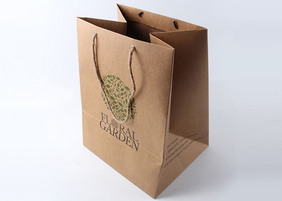 کیسه خرید کیسه های سفارشی خرده فروشی سفارشی، بسته کیسه کاغذی Eco Friendly