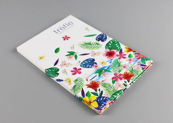 پوستر UV Hardcover Lined Journal، Flowery Hard Bound A4 Notebook