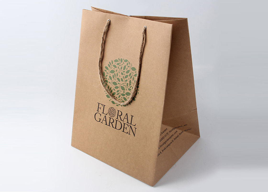 کیسه خرید کیسه های سفارشی خرده فروشی سفارشی، بسته کیسه کاغذی Eco Friendly